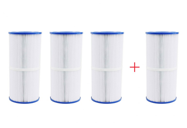 Confezione 4x3 filtri medio per vasca idromassaggio